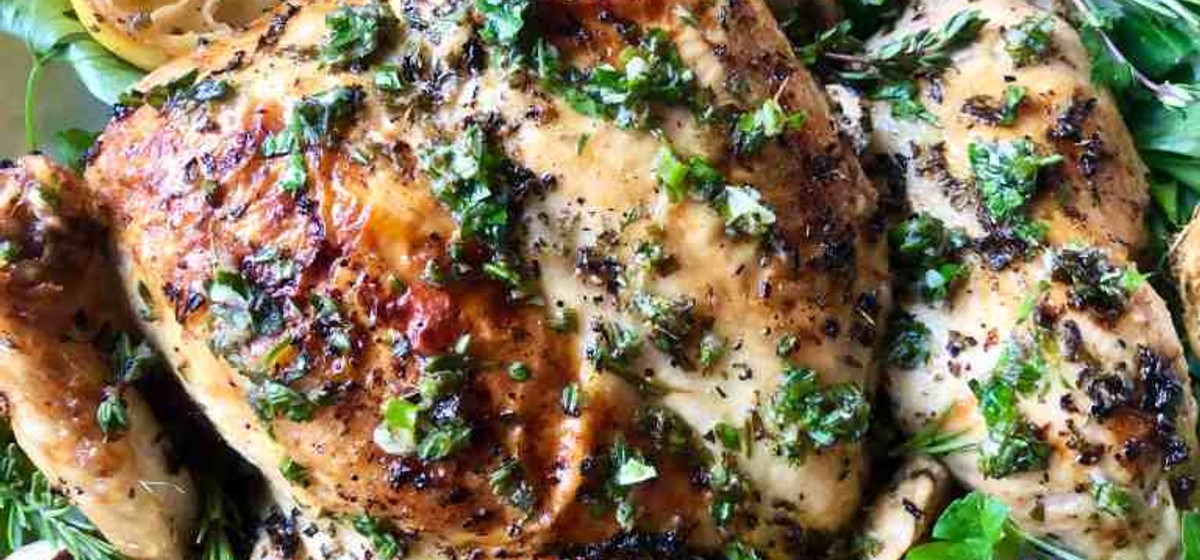 Spatchcock Chicken with Lemon and Herbs Recipe | SideChef