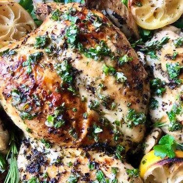 Spatchcock Chicken with Lemon and Herbs Recipe | SideChef