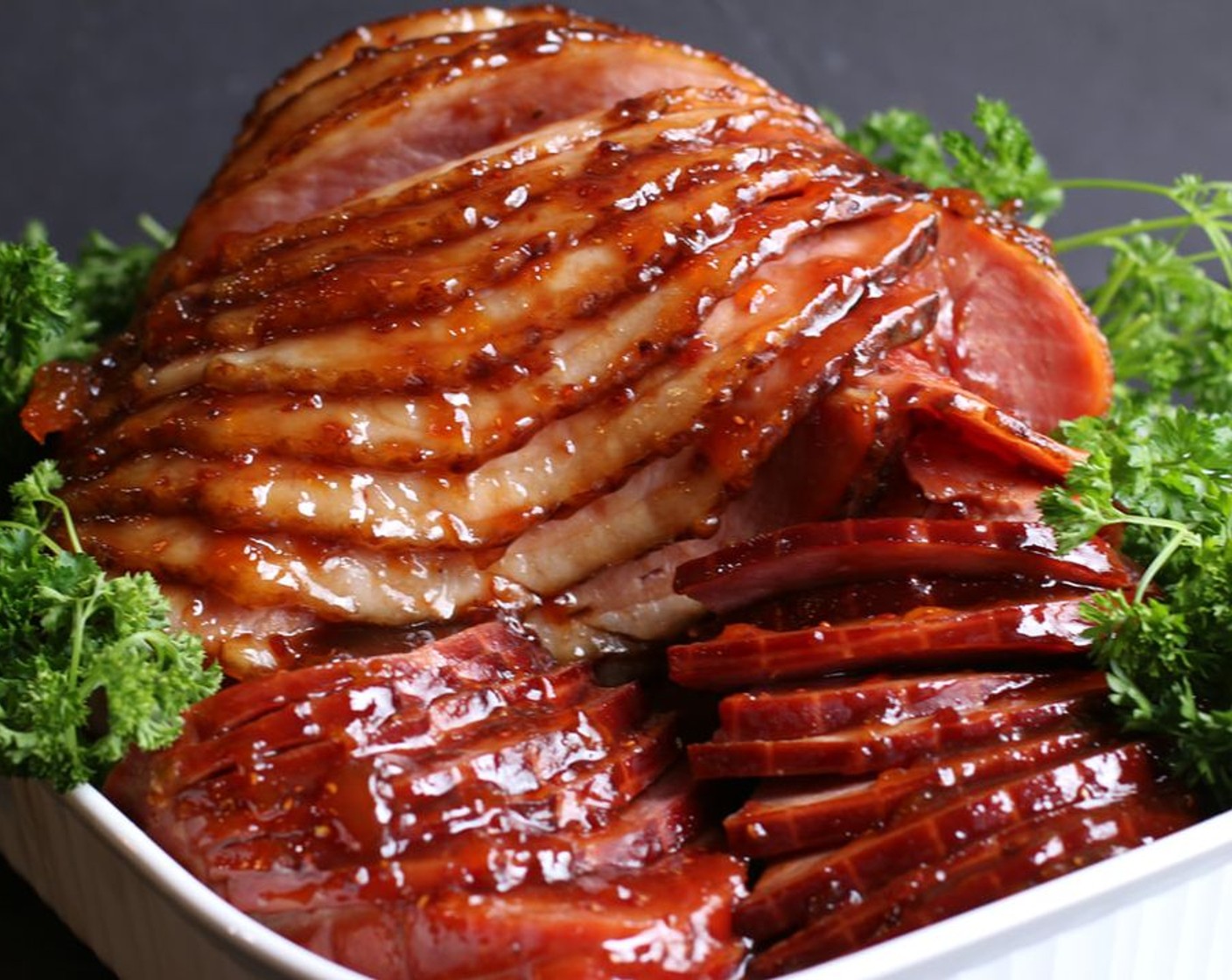 Traditional Holiday Glazed Ham