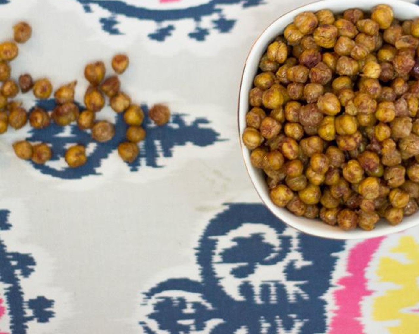 Salty Sweet Roasted Chickpeas