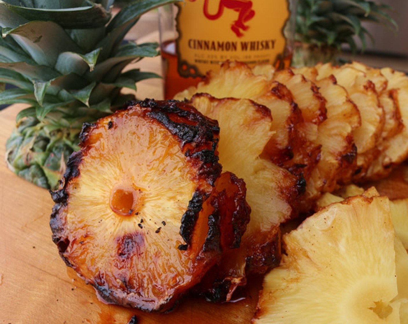 step 9 Carefully slide the pineapples off the skewer and slice into individual pieces for serving. Enjoy!