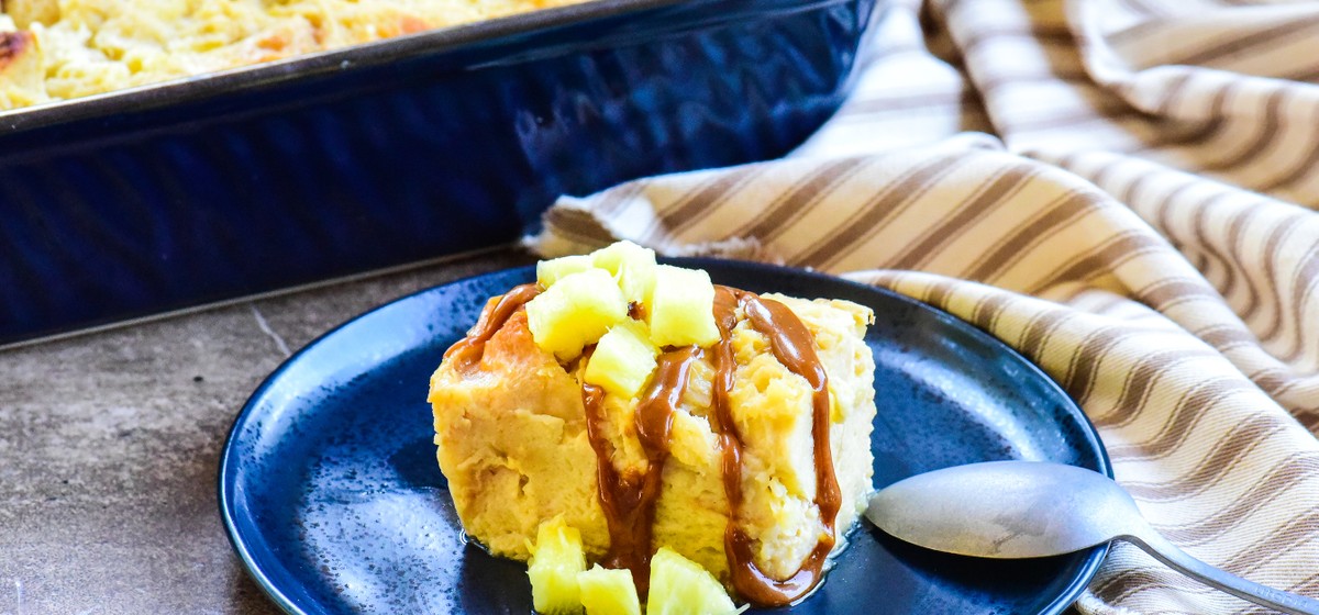 Pineapple Bread Pudding Recipe SideChef