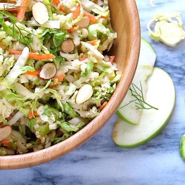 Brussel Fennel Apple Slaw Recipe | SideChef
