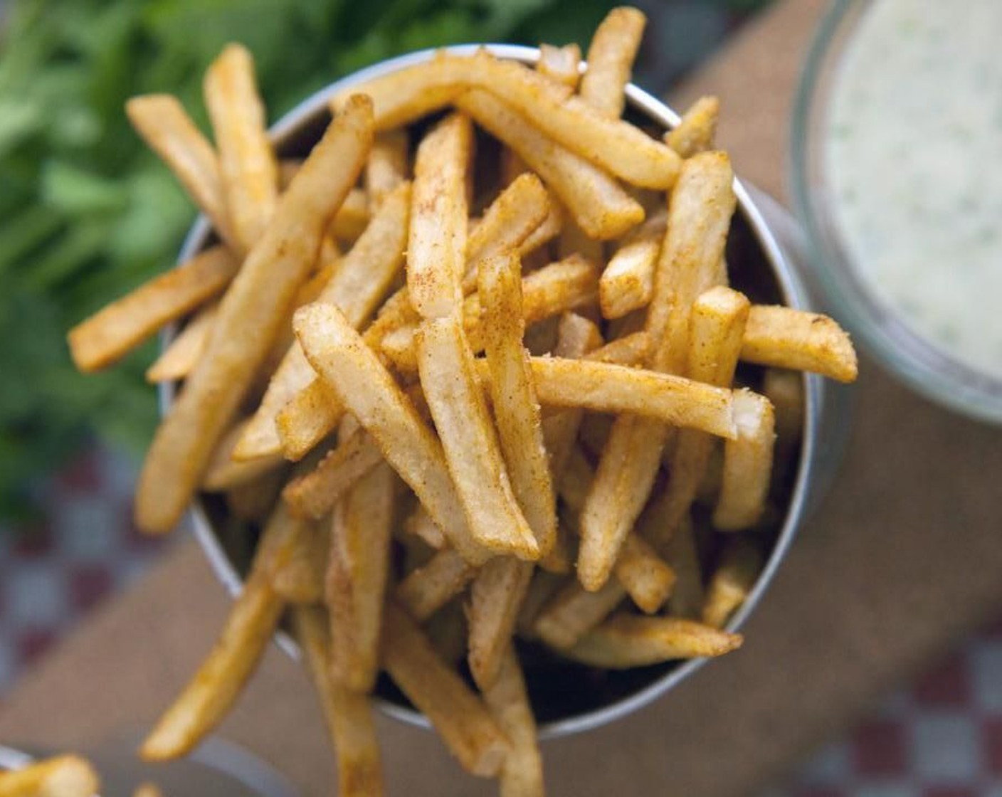 Oven-baked Curry Fries