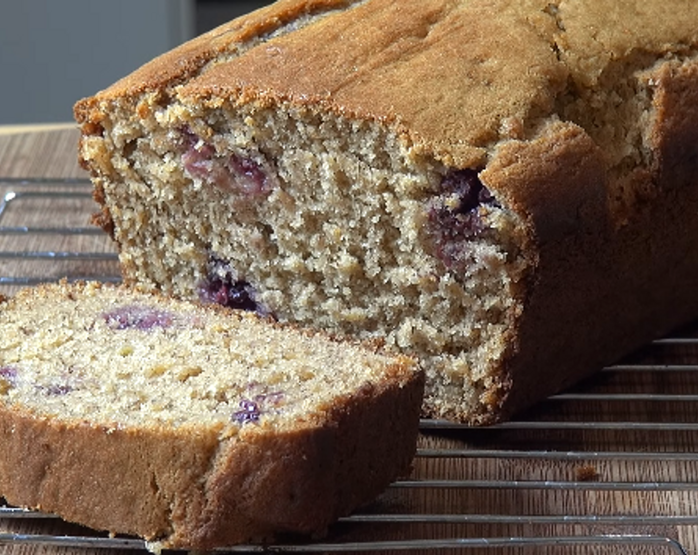 Banana and Raspberry Bread