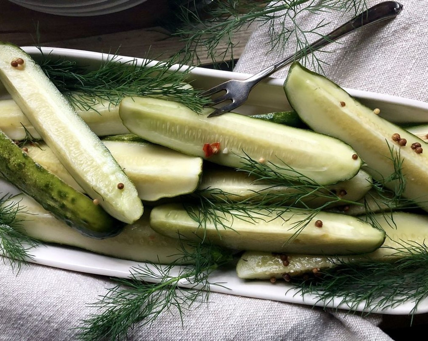 Homemade Refrigerator Dill Pickles