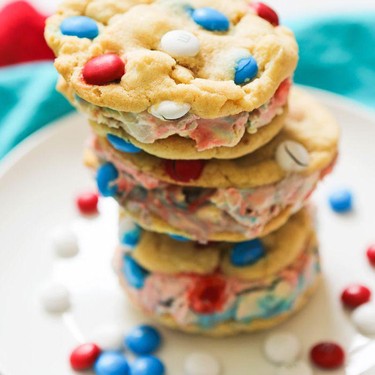 M&M's Ice Cream Cookie Sandwiches Recipe | SideChef