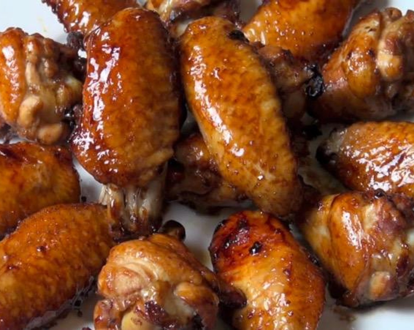 Honey Bourbon Chicken Wing Nibbles