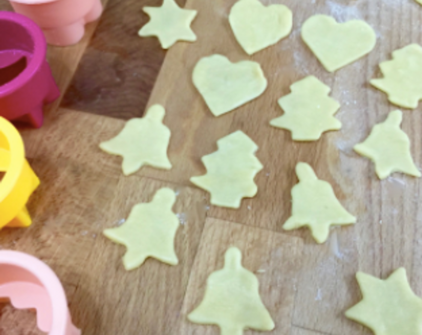 step 22 Then cut out another 24 smaller decorative stars or other fancy shapes using a smaller cookie cutter to fit as lids on the pies.