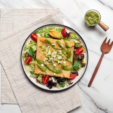 Zucchini Ricotta Gluten-Free Crepes Recipe | SideChef