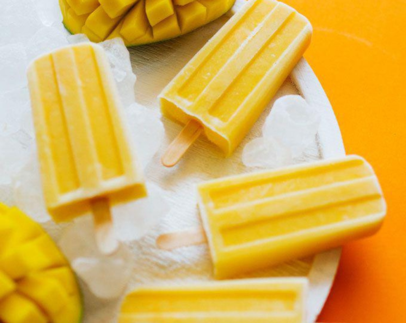 Mango Lassi Popsicles