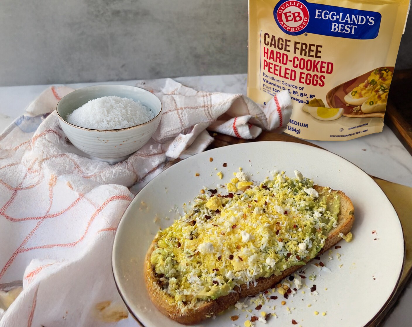 Grated Avocado Toast
