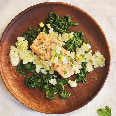 Harlem Renaissance Salmon with Simple Spinach Recipe | SideChef
