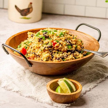 Quinoa Black Bean Salad Recipe | SideChef