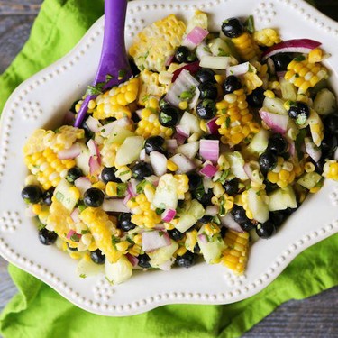 Corn and Blueberry Salad Recipe | SideChef
