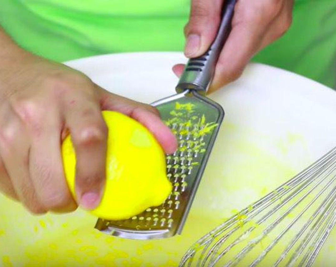 step 1 In a large bowl, add Butter (1/2 cup) and Granulated Sugar (1 cup) and mix them together.