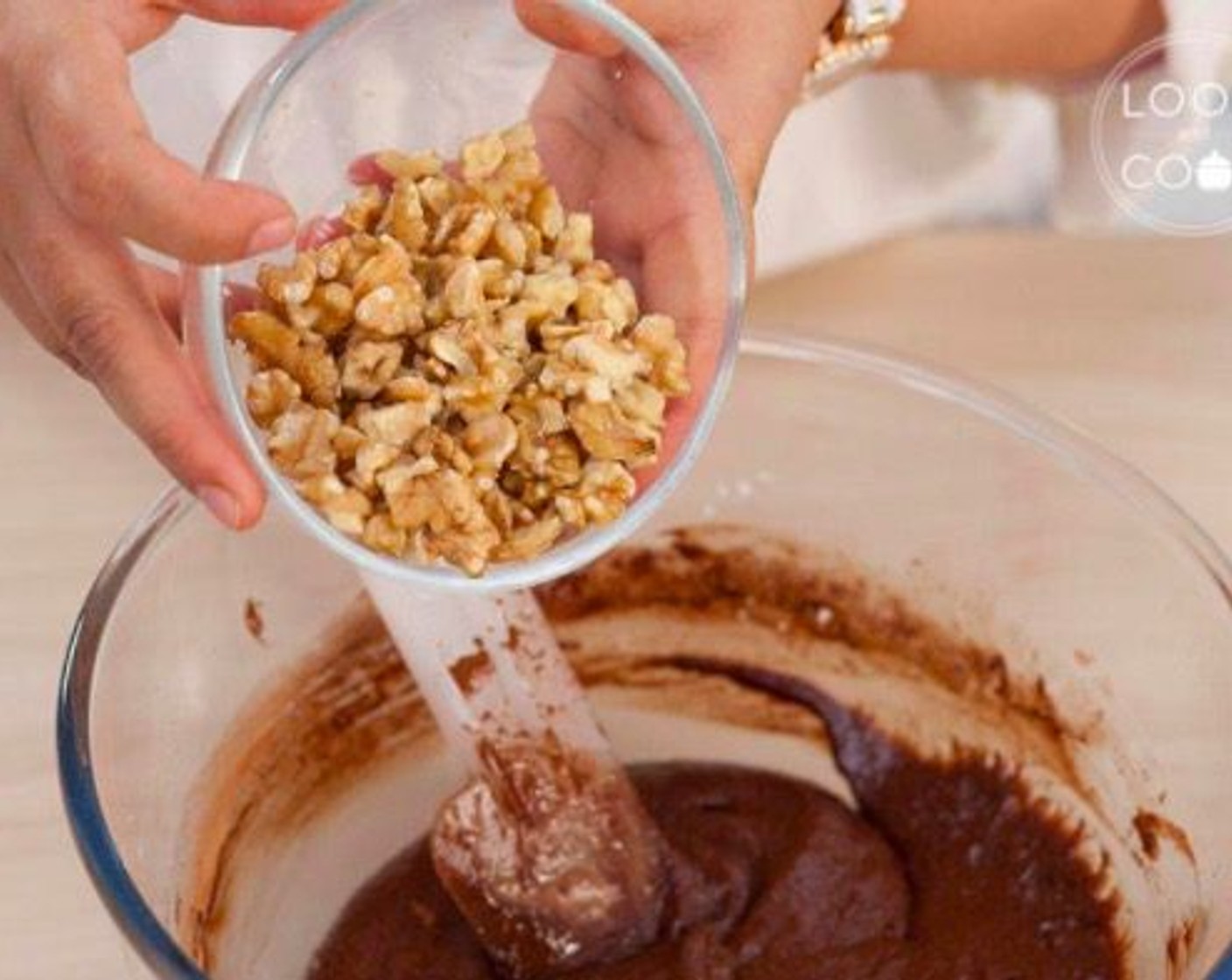 step 7 Add the Walnut (1/2 cup) and mix.