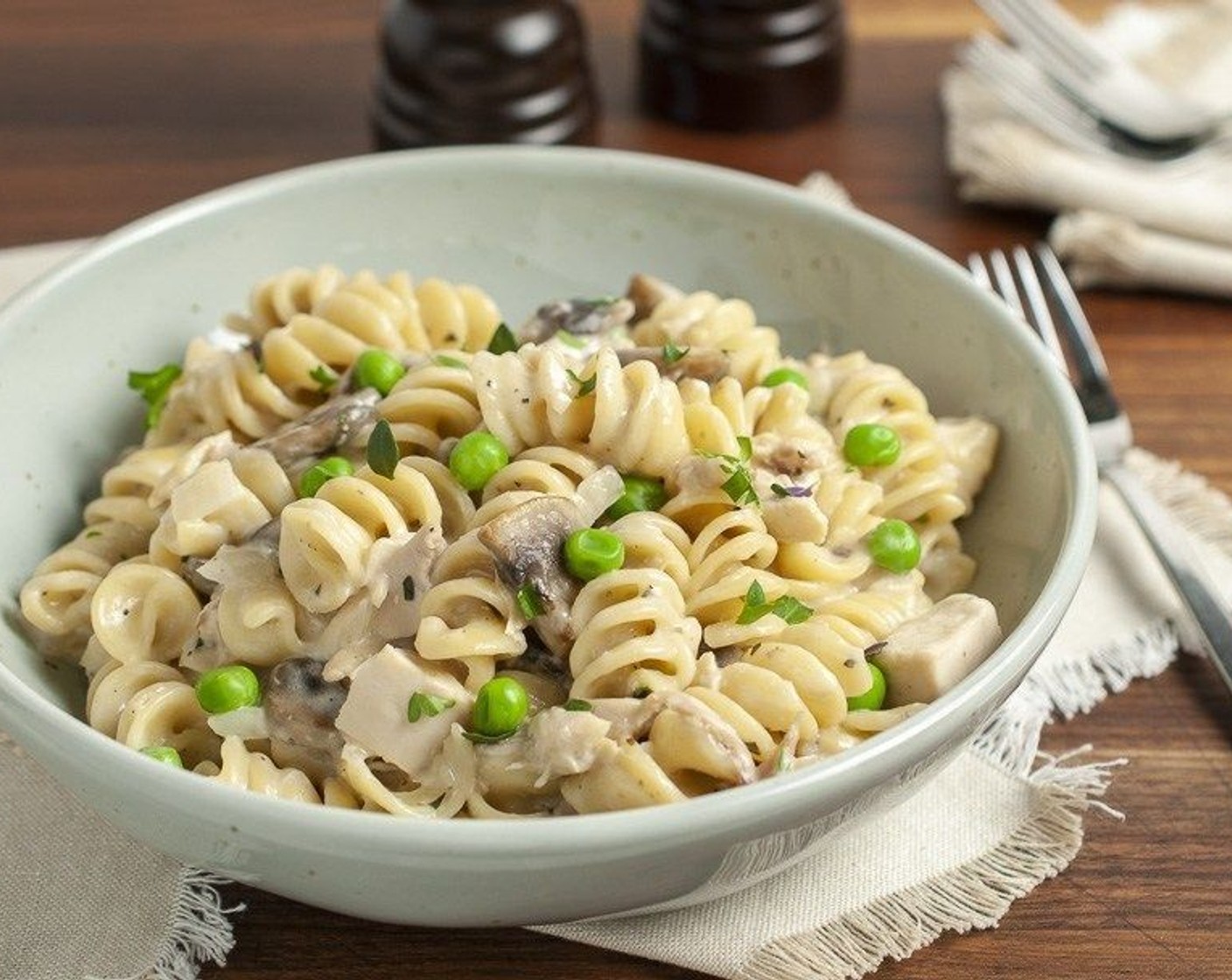 One Pot Turkey Mushroom Pasta SideChef