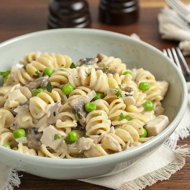 One Pot Turkey Mushroom Pasta Recipe | SideChef
