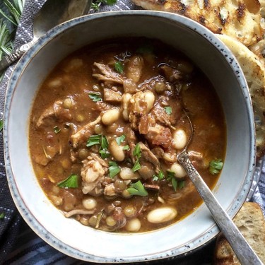 White Bean Cassoulet with Pork & Lentils Recipe | SideChef