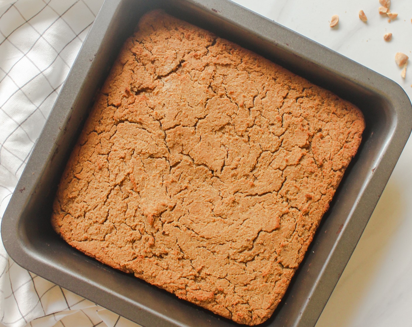 step 7 Let it set in the pan for 10-15 minutes before transferring it to a cooling tray.