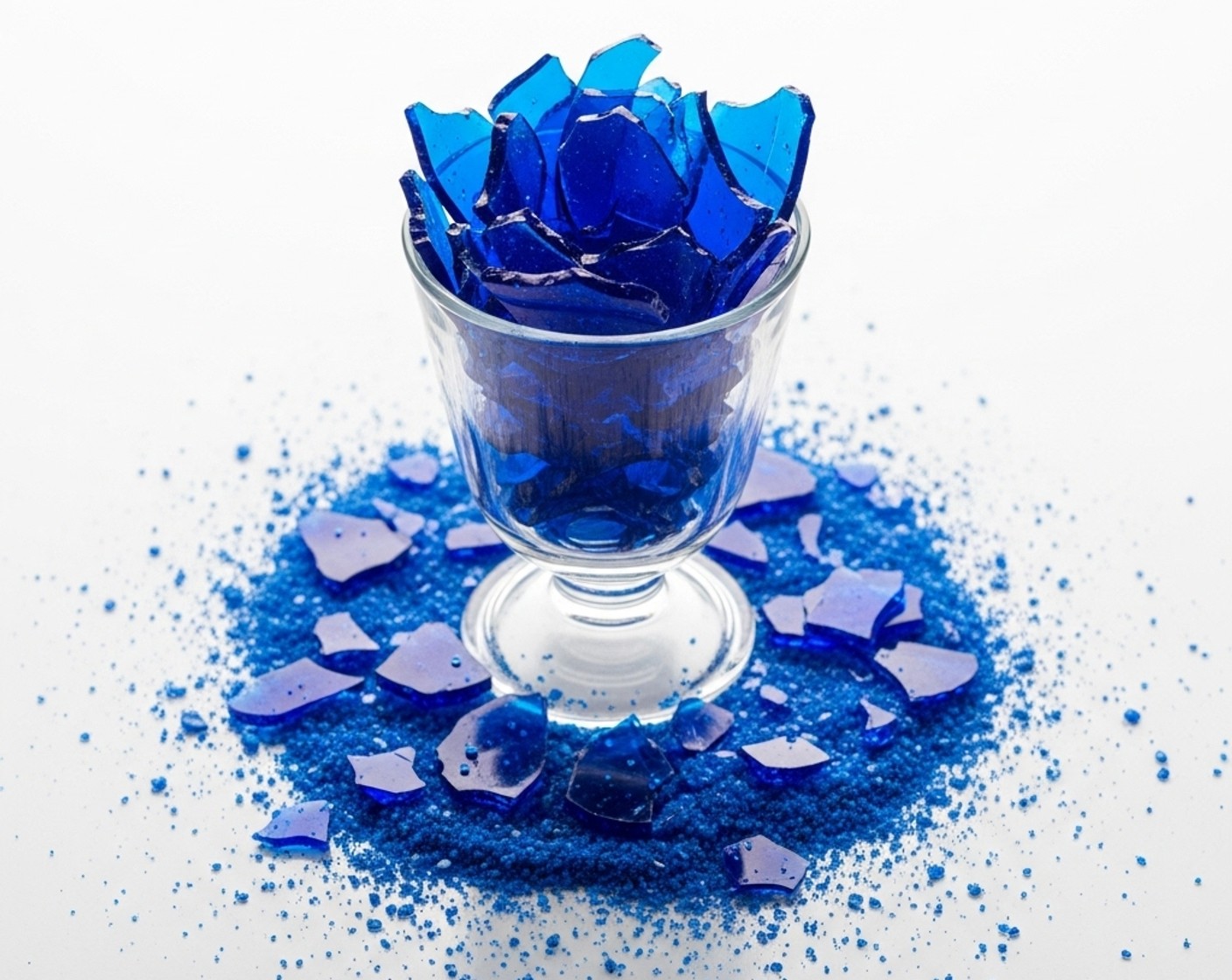 Easy Blue Glass Candy