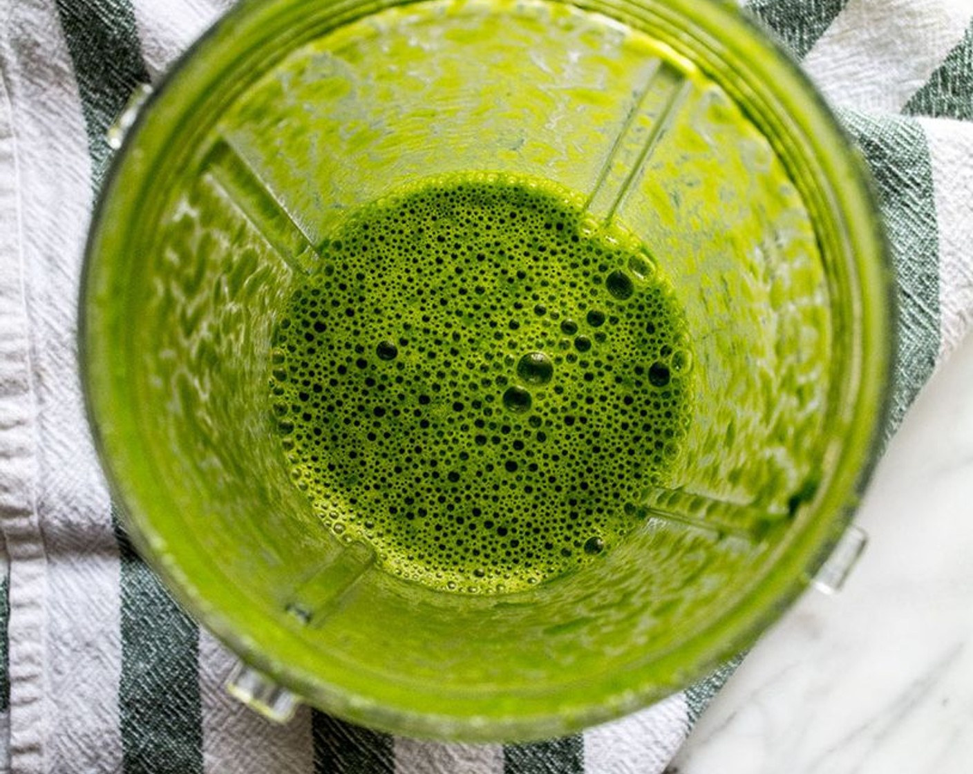 step 2 Add Unsweetened Vanilla Almond Milk (1/2 cup), Fresh Baby Spinach (2 cups), Pea Protein Powder (2 scoops), Peanut Butter Protein Powder (2 cups), and Honey (1/3 cup) to a high-speed blender and blend until smooth with no traces of the spinach leaves - approximate 20-30 seconds.
