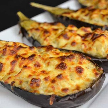 Chicken Stuffed Eggplant Recipe | SideChef