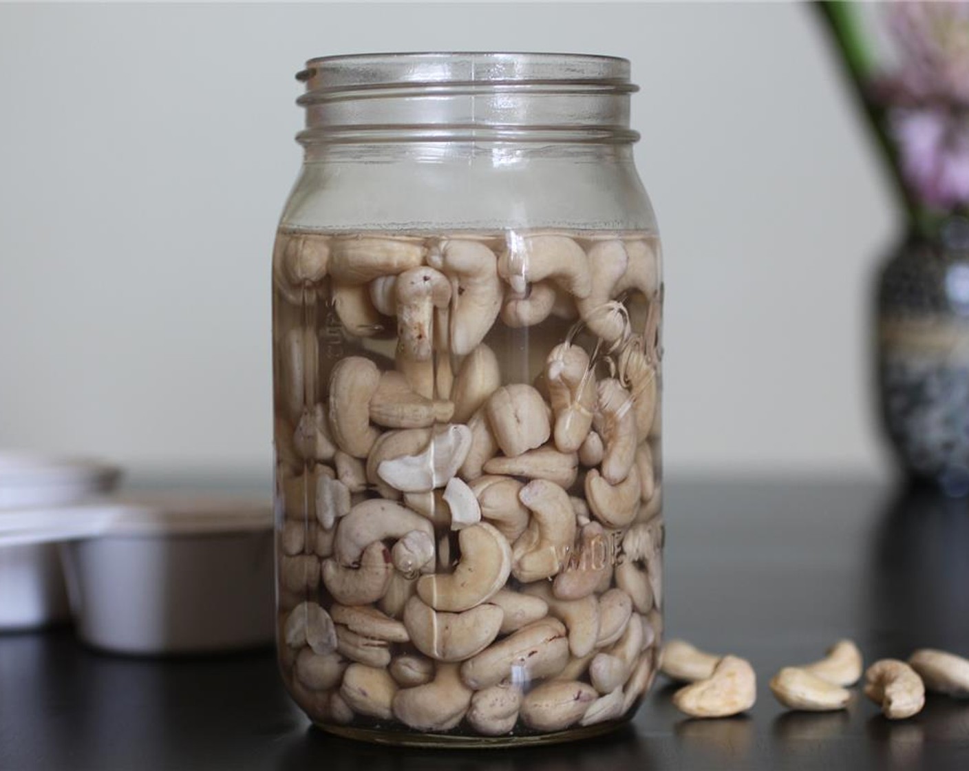 step 1 Start by soaking the Cashew Nuts (1 cup) in water overnight or for a few hours while you do other things. I like to use this time to clean, grocery shop, or walk the dog.