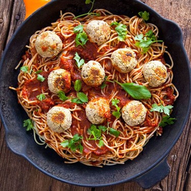Vegan Spaghetti and Meatballs Recipe | SideChef