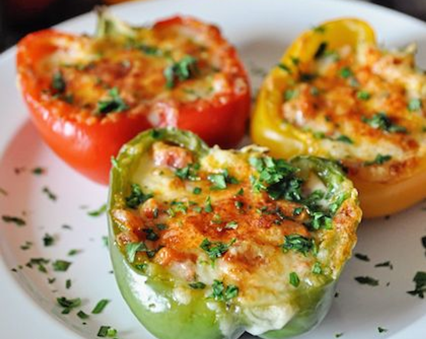 Stuffed Spanish Peppers with Tuna and Tomatoes