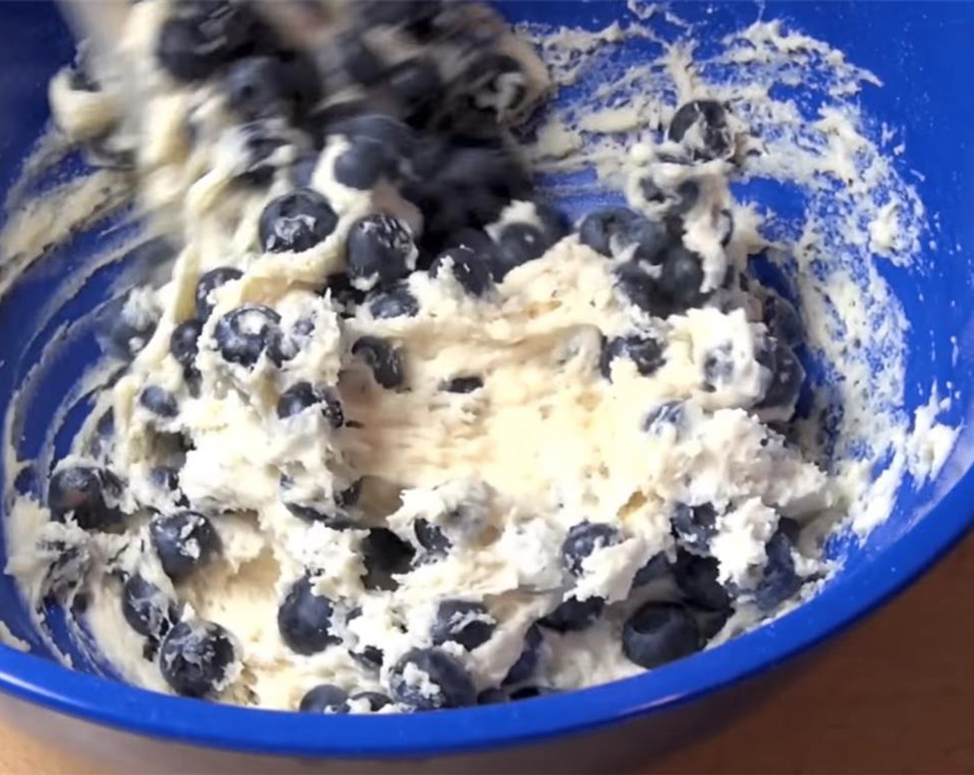 step 4 Add Fresh Blueberries (1 1/2 cups) and carefully fold everything together.