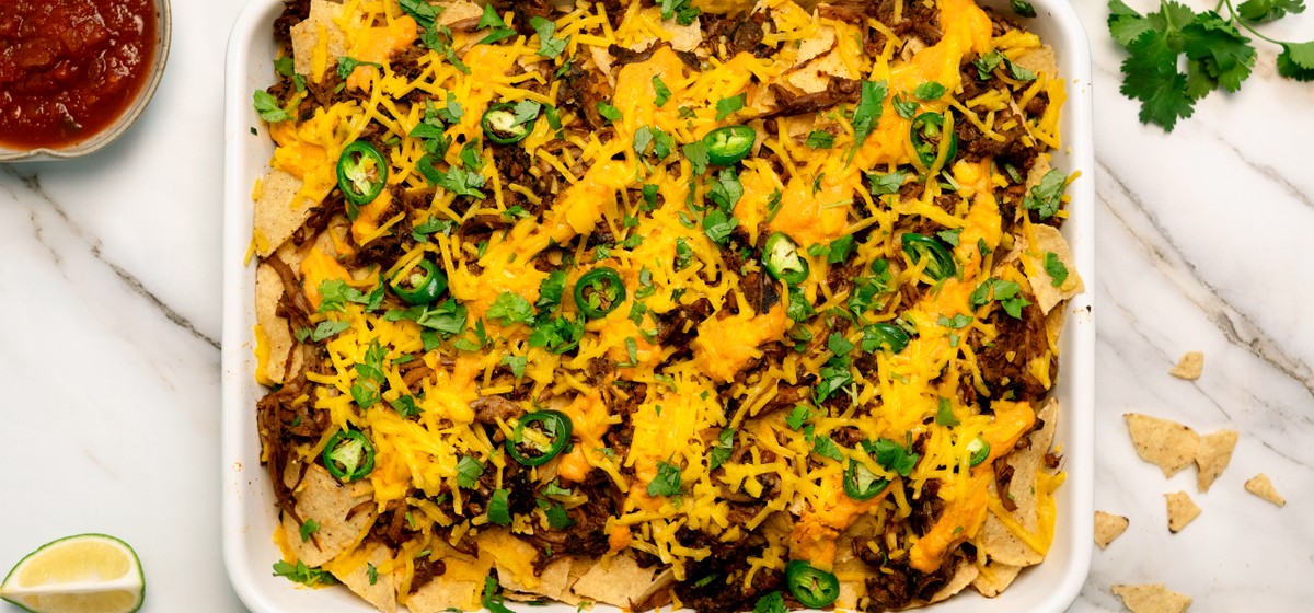 Vegan Pulled Mushroom Nachos Recipe | SideChef
