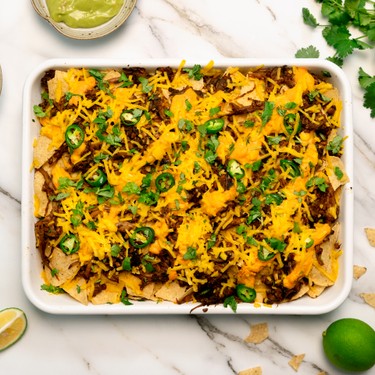 Vegan Pulled Mushroom Nachos Recipe | SideChef