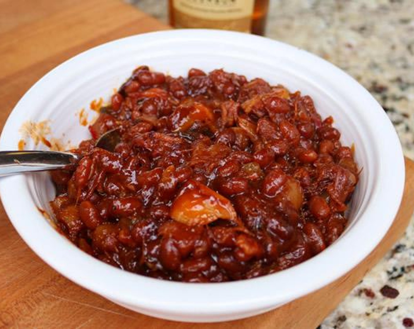 Apple Bourbon BBQ Beans