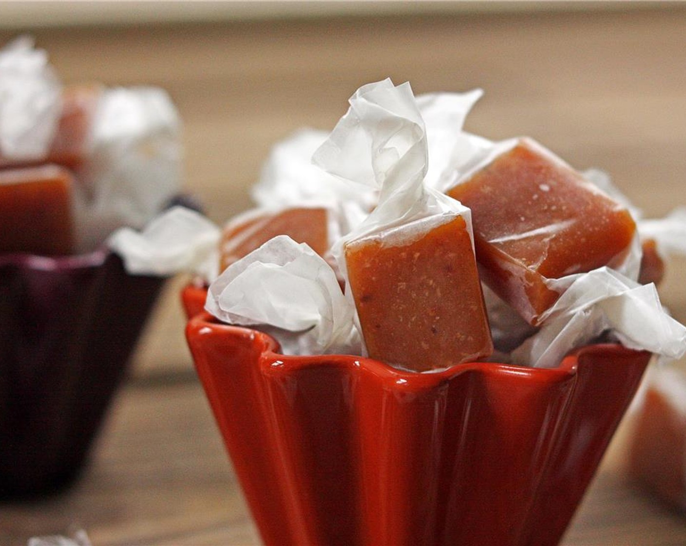 step 10 Enjoy! Caramels will store for up to two weeks in an airtight container on the counter.