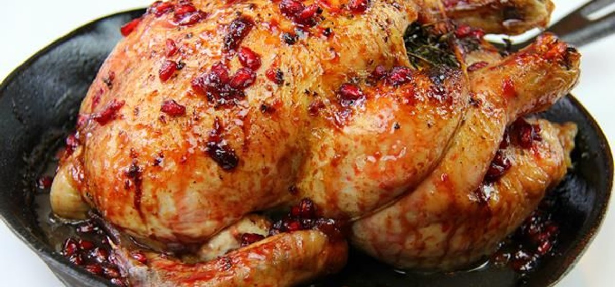 Hibiscus and Pomegranate Roasted Chicken Recipe SideChef