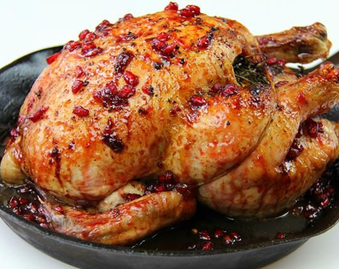 Hibiscus and Pomegranate Roasted Chicken