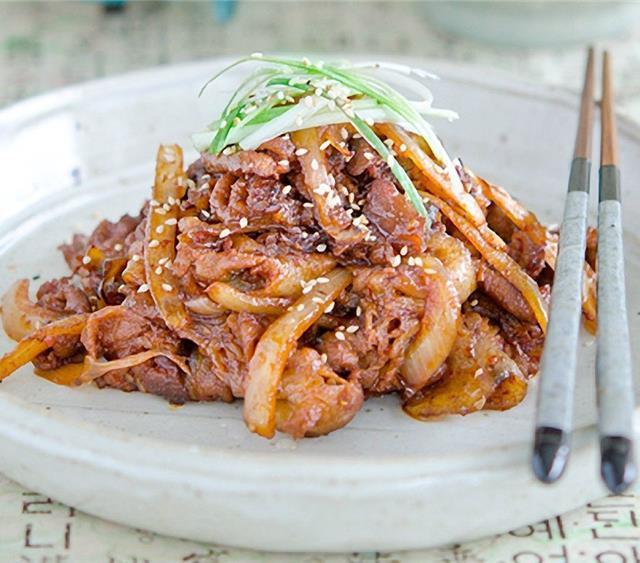 Easy Spicy Korean Pork for Dummies Recipe | SideChef