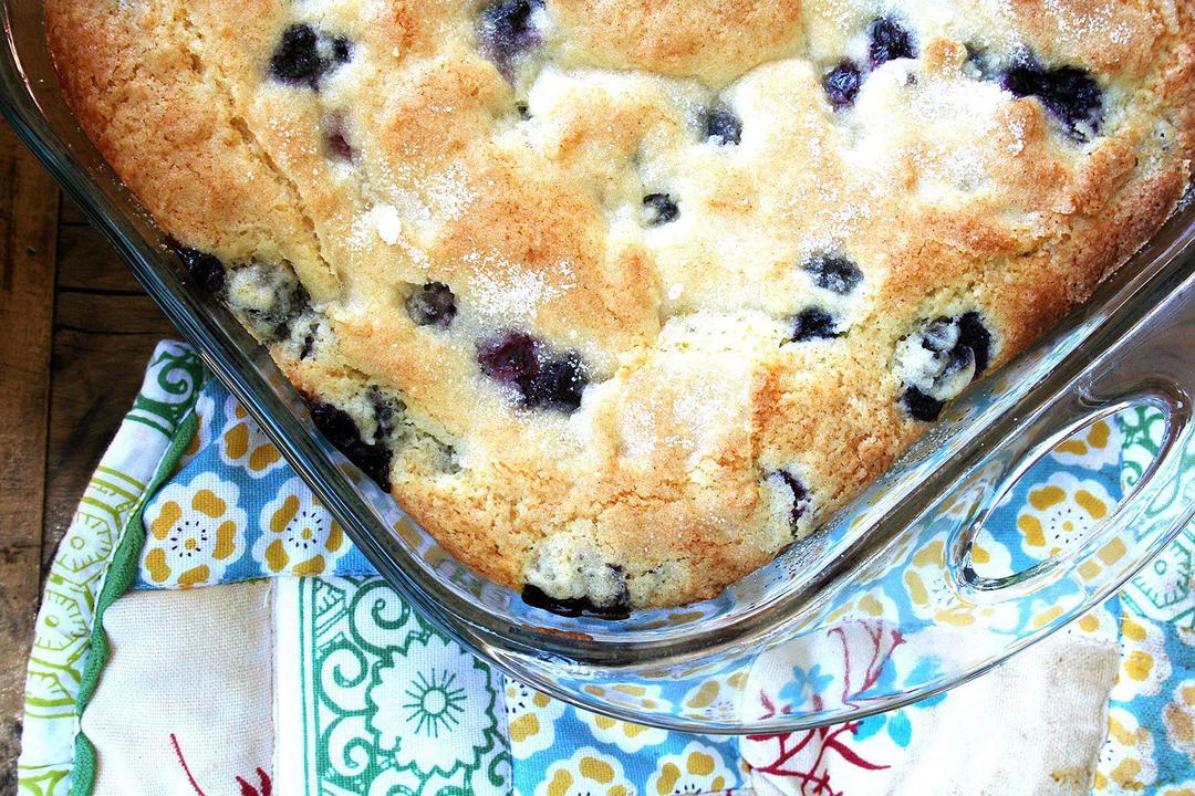 Buttermilk Blueberry Breakfast Cake Recipe SideChef