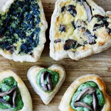 Heart-Shape Quiche and Vol-au-Vent Recipe | SideChef