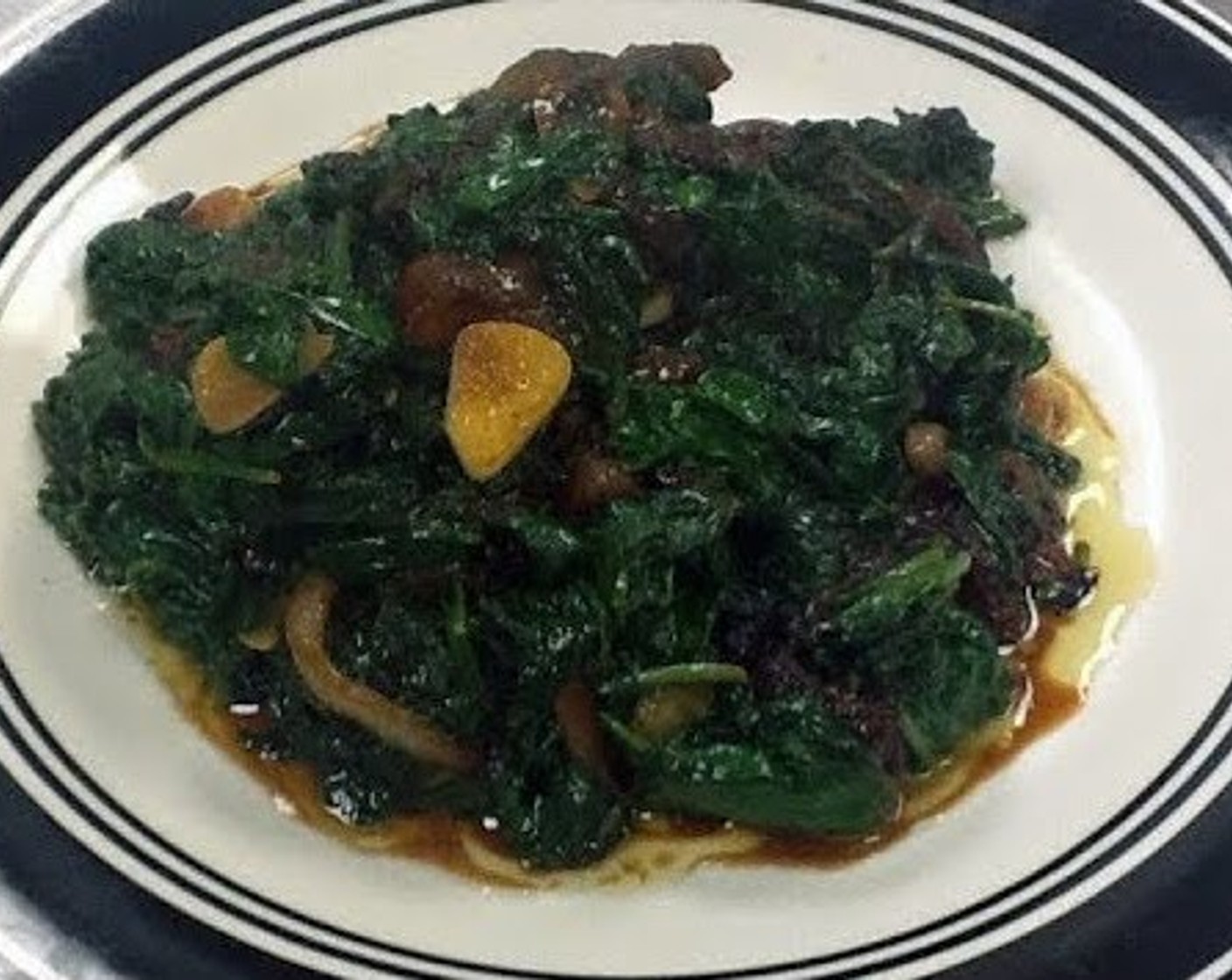 Sauteed Spinach and Onions