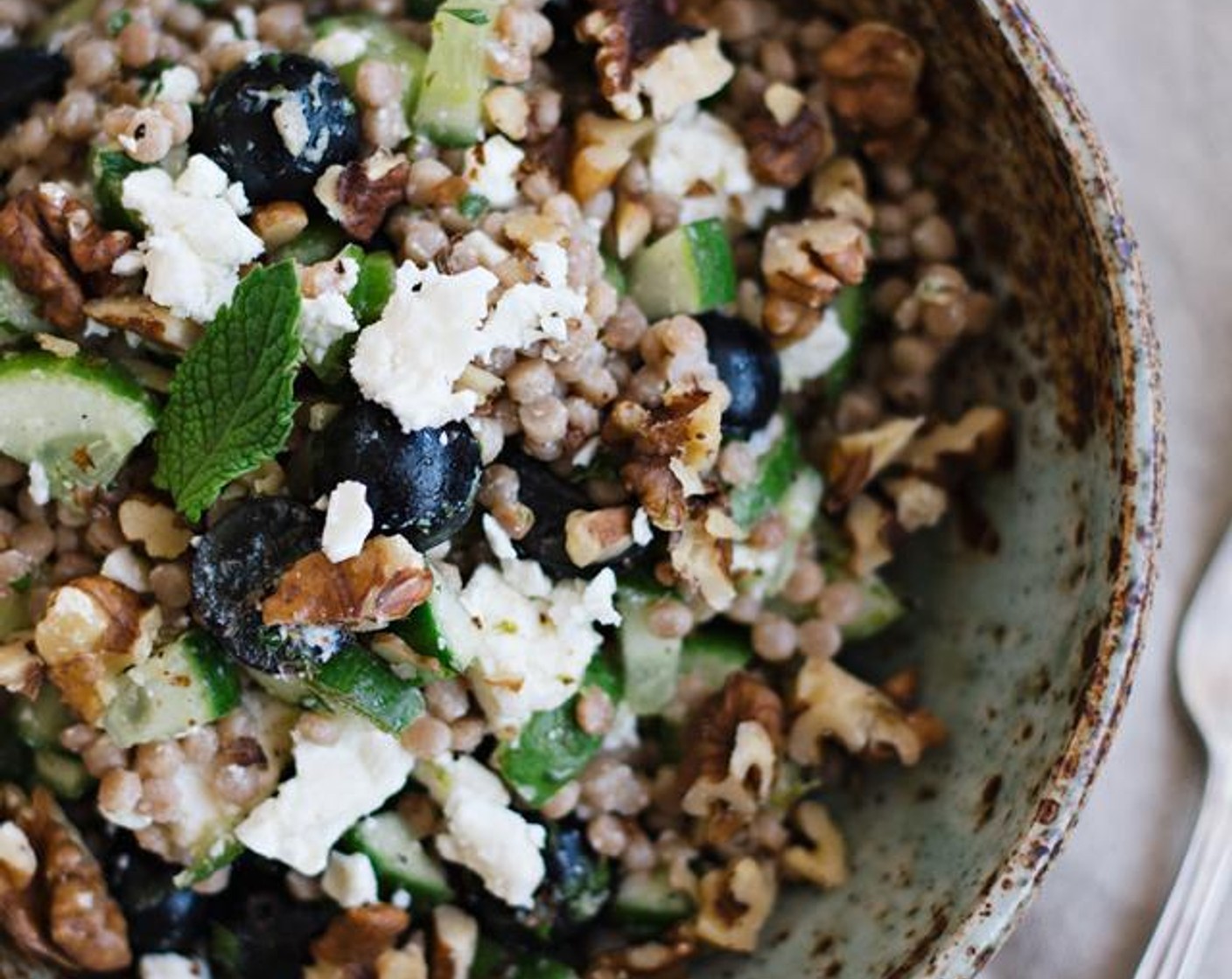 Couscous Salad with Ginger Lime Vinaigrette