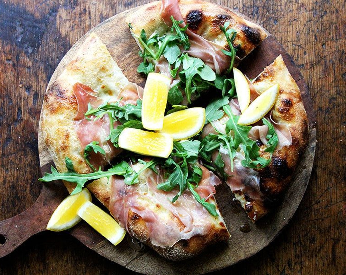 Arugula and Prosciutto Pizza