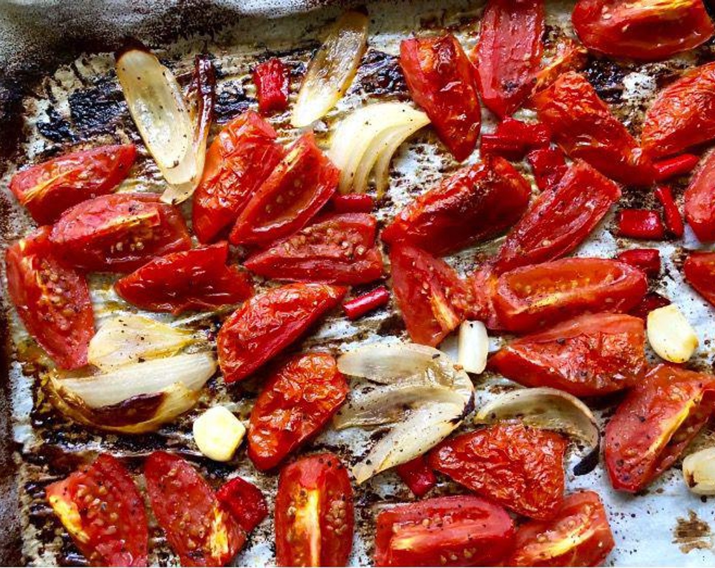 step 5 Add the Garlic (3 cloves). Continue roasting until the mixture is tender, an additional 15 minutes.