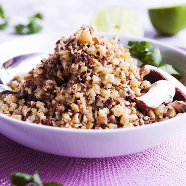 Cauliflower Mushroom Rice Recipe | SideChef