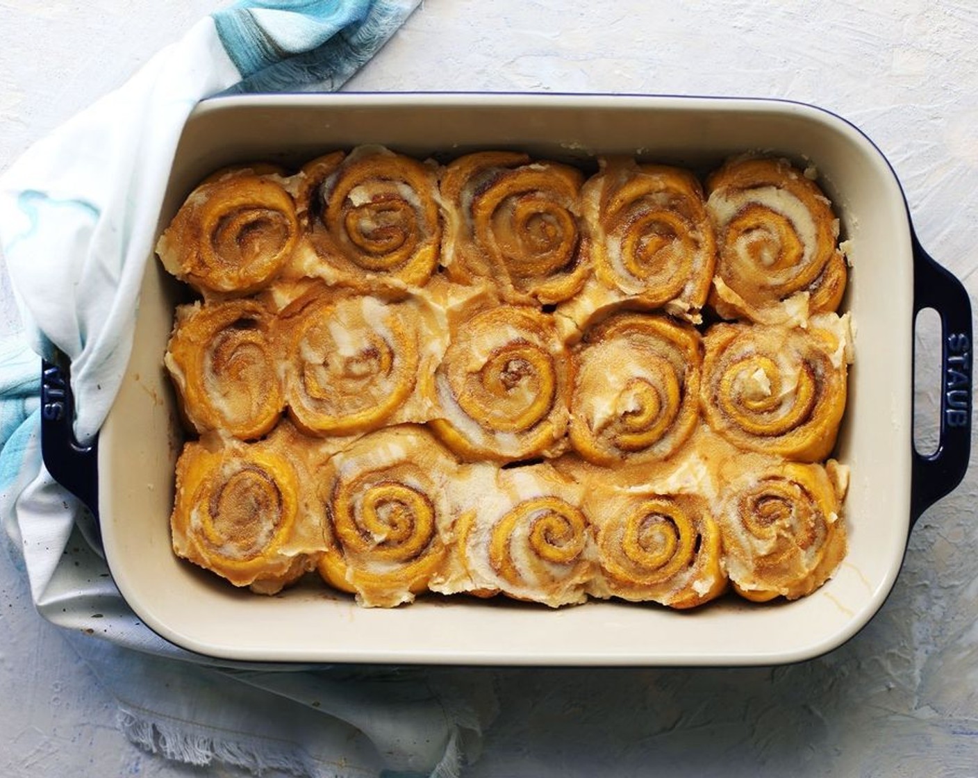 Pumpkin Cinnamon Rolls with Browned Butter Frosting