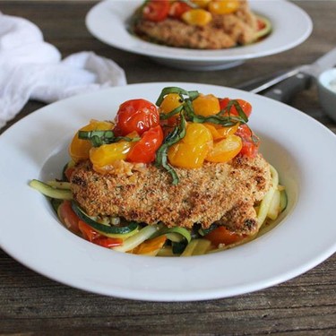 Chicken Cutlets and Zucchini "Pasta" Recipe | SideChef