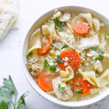 Crockpot Chicken Noodle Soup Recipe | SideChef