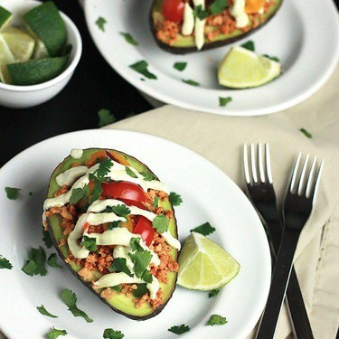 Vegan Stuffed Avocado Recipe | SideChef